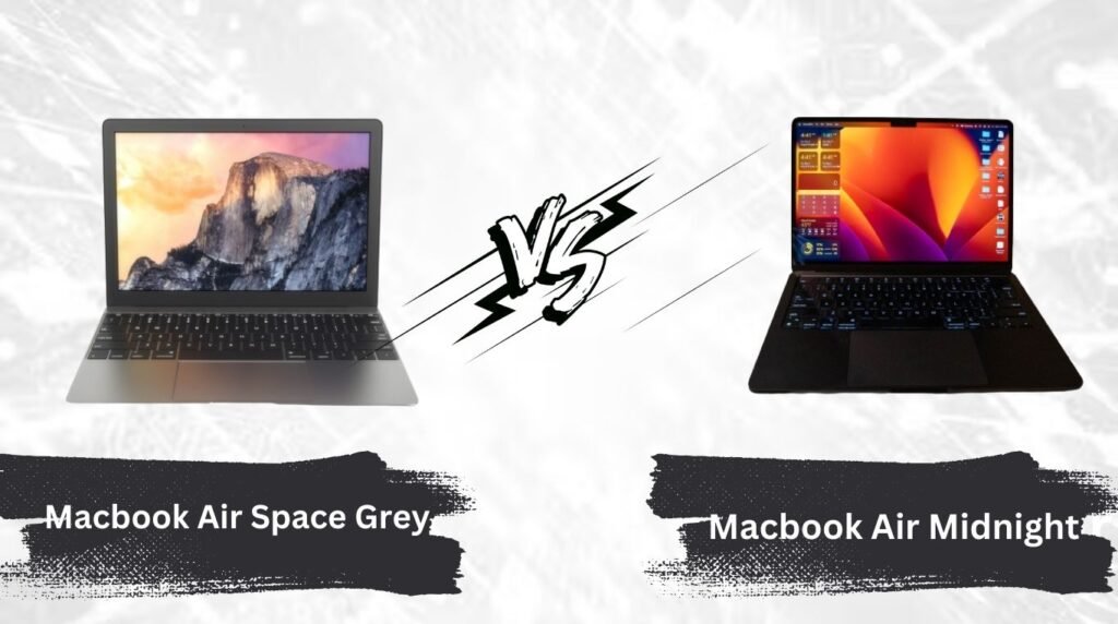 Macbook Air Midnight vs Space Grey